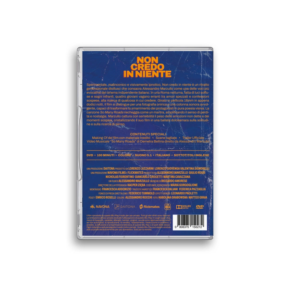 Non credo in niente DVD