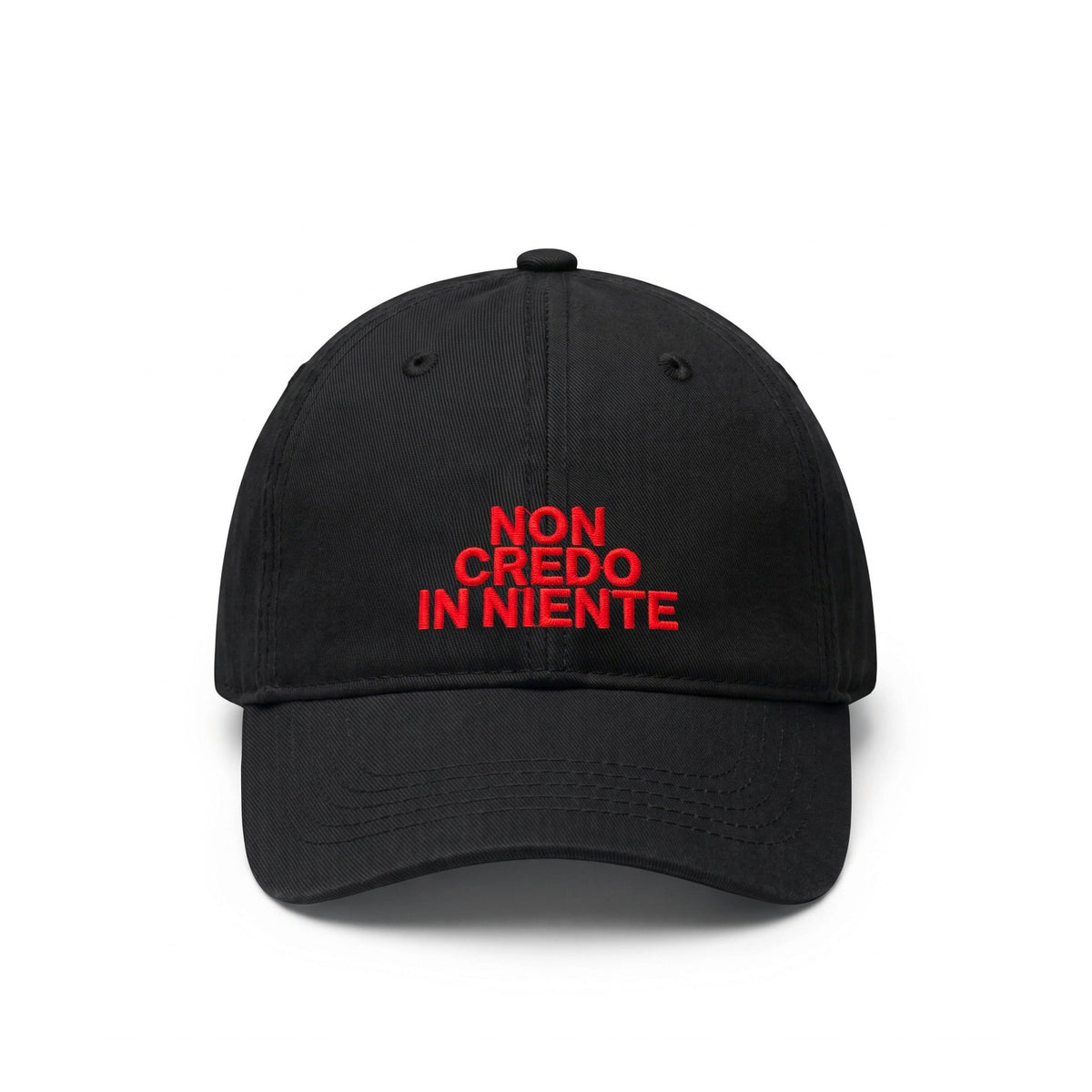 Cappello Non credo in niente - fronte