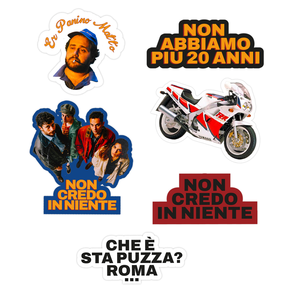 Non credo in niente Sticker Pack
